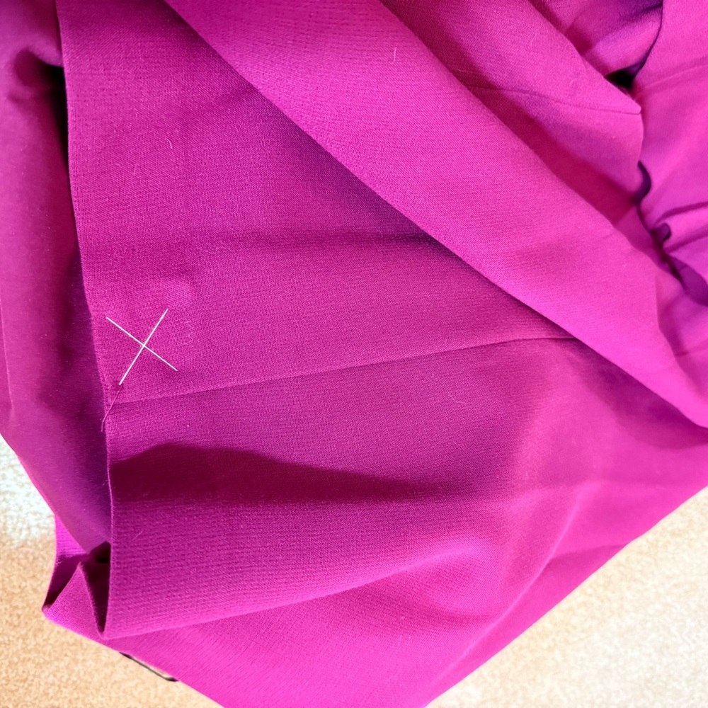 NWT Ann Taylor Burgundy Purple peplum dress size 6 - Picture 6 of 6